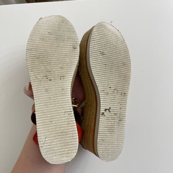 See By Chloe Platform Espadrille Wedge Sandals Casual Beachy Boho Sz 36 (US 5.5) - Picture 6 of 8